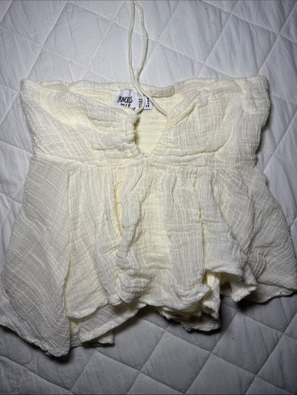 Princess Polly Ivory halter Tank